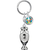 UEFA Euro 2020 Keyring Trophy (45 mm)- Unisex-Adult- Grey- 45mm